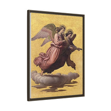 Two angels floating (1865) tempera art by Johann von Schraudolph