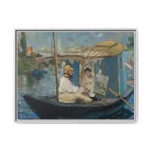 Monet in his Boat (c. 1874) by Edouard Manet - NOMADEN ART GALLERY
