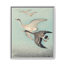 Great geese in flight (1925 - 1936) by Ohara Koson