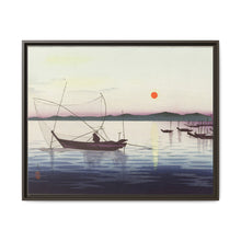 Boats and setting sun (1900 - 1936) by Ohara Koson - NOMADEN ART GALLERY