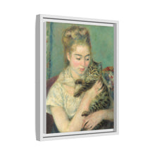 La mujer con el gato de Pierre-Auguste Renoir (c. 1875)