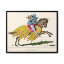 French Knight, 14th Century: Vintage Equestrian Art by Paul Mercuri (1860) - NOMADEN ART GALLERY