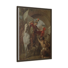 Saint Martin Sharing his Coat with a Beggar by Louis Galloche