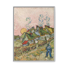 Houses and Figure by Vincent van Gogh - NOMADEN ART GALLERY