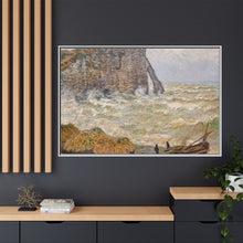 Claude Monet's Stormy Sea in Étretat (1883) - NOMADEN ART GALLERY