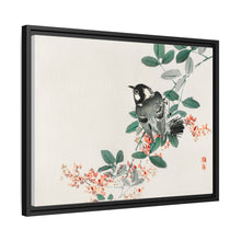 Black-capped chickadee by Kōno Bairei (1844-1895)