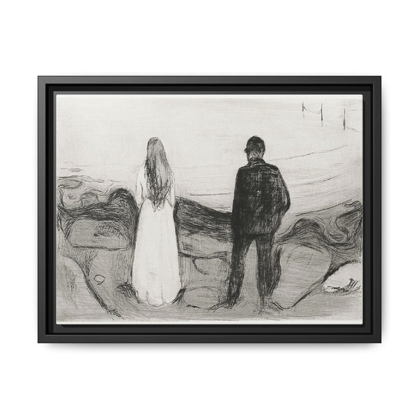 Two Human Beings. The Lonely Ones (1894) by Edvard Munch - NOMADEN ART GALLERY