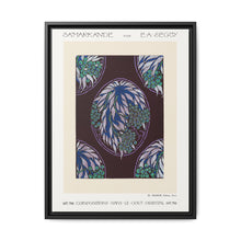 Fruit tree pattern Art Nouveau pochoir print in oriental style. Original from our own 1914 edition of Samarkande - NOMADEN ART GALLERY