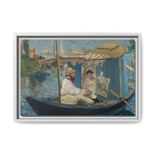 Monet in his Boat (c. 1874) by Edouard Manet - NOMADEN ART GALLERY