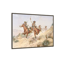 Apache Indians on Horseback by Herman Wendelborg Hansen