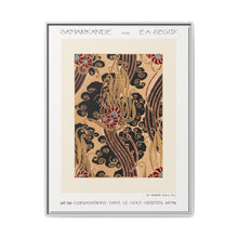 Flower pattern Art Deco stencil print in oriental style. Original from our own 1914 edition of Samarkande - NOMADEN ART GALLERY