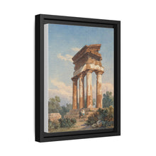 A Temple Ruin in Agrigento (c. 1825) by Carl Wilhelm Götzloff: A Classical Landscape - NOMADEN ART GALLERY