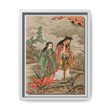 Chinese tales, vintage Japanese painting by G.A. Audsley - NOMADEN ART GALLERY