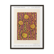 Flower pattern Art Deco stencil print in oriental style. Original from our own 1914 edition of Samarkande - NOMADEN ART GALLERY
