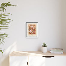 Impresión de plantilla con patrón floral Art Nouveau de estilo oriental