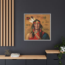 Indian chief portrait illustration