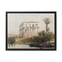 The hypaethral temple at Philae called the Bed of Pharaoh illustration by David Roberts (1796–1864) - NOMADEN ART GALLERY