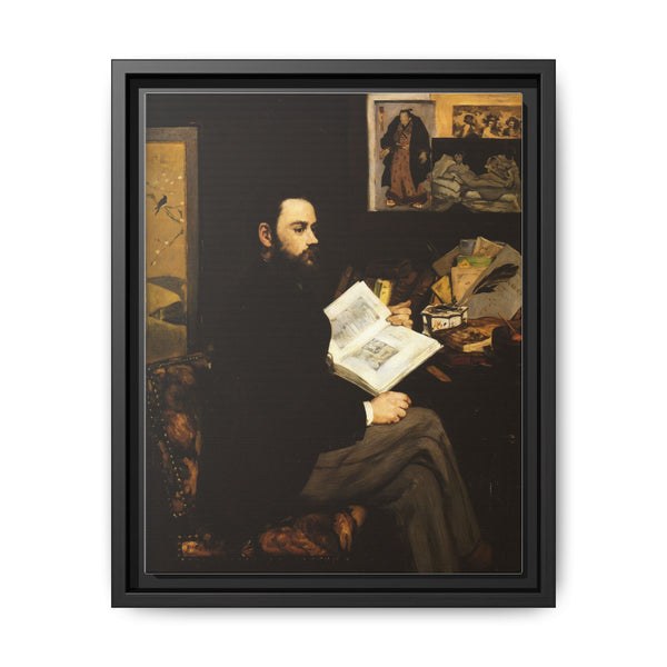 Portrait of Emile Zola (1868) by Edouard Manet - NOMADEN ART GALLERY
