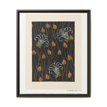 Art Deco Flower pattern pochoir print in oriental style. Original from our own 1914 edition of Samarkande - NOMADEN ART GALLERY