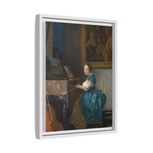 La joven sentada ante un virginal, de Johannes Vermeer (ca. 1670-1672) 