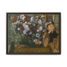 Edgar Degas's A Woman Seated beside a Vase of Flowers (Madame Paul Valpinçon?) - NOMADEN ART GALLERY