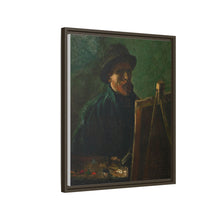 Vincent van Gogh's Self-Portrait with Dark Felt Hat at the Easel (1886) - NOMADEN ART GALLERY