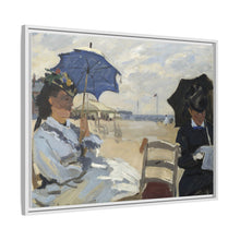 Claude Monet's The Beach at Trouville (1870) - NOMADEN ART GALLERY