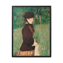 Young Woman in a Garden (Jeune femme dans un jardin), (1879) by Édouard Manet - NOMADEN ART GALLERY