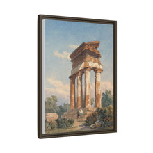 A Temple Ruin in Agrigento (c. 1825) by Carl Wilhelm Götzloff: A Classical Landscape