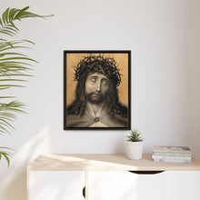 Christ as the Man of Sorrows. Colour lithograph by N.J. Strixner, 1818, after Q. Matsys.