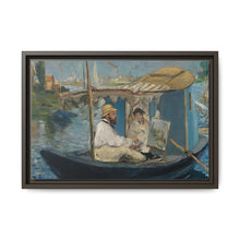 Monet in his Boat (c. 1874) by Edouard Manet - NOMADEN ART GALLERY