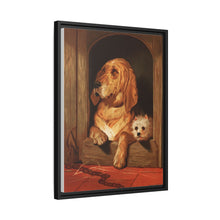 Dignity and Impudence by Sir Edwin Landseer (1877), Landseer’s dog painting of a bloodhound and a terrier - NOMADEN ART GALLERY