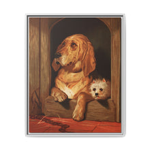 Dignity and Impudence by Sir Edwin Landseer (1877), Landseer’s dog painting of a bloodhound and a terrier - NOMADEN ART GALLERY