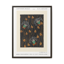 Art Deco Flower pattern pochoir print in oriental style. Original from our own 1914 edition of Samarkande - NOMADEN ART GALLERY