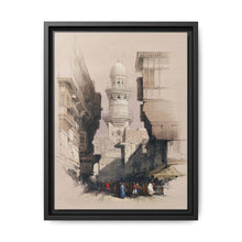 Cairo Street Scene: Vintage Egyptian Wall Art by David Roberts - Art Print Framed - NOMADEN ART GALLERY