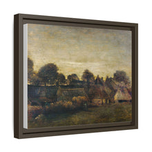 Farming Village at Twilight (1884) by Vincent Van Gogh. Original from The Rijksmuseum. - NOMADEN ART GALLERY