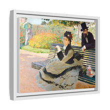 Camille Monet (1847–1879) on a Garden Bench (1873) by Claude Monet - NOMADEN ART GALLERY