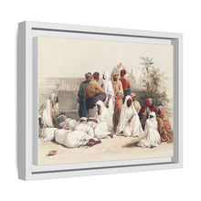 In the slave market at Cairo illustration by David Roberts (1796–1864)