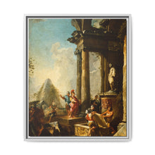 Alexander the Great at the Tomb of Achilles (ca. 1718-1719 (Baroque) by Giovanni Paolo Panini - NOMADEN ART GALLERY
