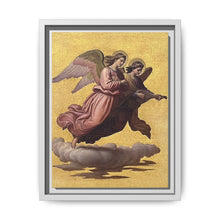 Two angels floating (1865) tempera art by Johann von Schraudolph - NOMADEN ART GALLERY