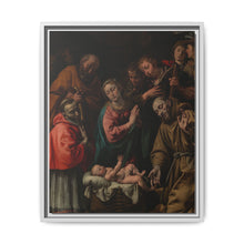 Adoration of the Shepherds with Saints Francis and Saint Carlo Borromeo by Antonio d Enrico called Tanzio da Varallo - NOMADEN ART GALLERY