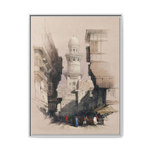 Cairo Street Scene: Vintage Egyptian Wall Art by David Roberts - Art Print Framed - NOMADEN ART GALLERY