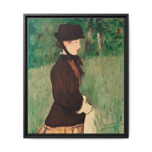Young Woman in a Garden (Jeune femme dans un jardin), (1879) by Édouard Manet - NOMADEN ART GALLERY
