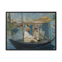 Monet in his Boat (c. 1874) by Edouard Manet - NOMADEN ART GALLERY
