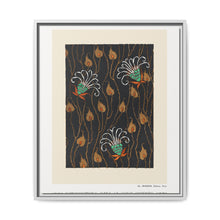 Art Deco Flower pattern pochoir print in oriental style. Original from our own 1914 edition of Samarkande - NOMADEN ART GALLERY