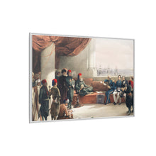 Interview with The Viceroy of Egypt at His palace at Alexandria illustration by David Roberts (1796–1864)