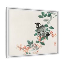 Black-capped chickadee by Kōno Bairei (1844-1895)