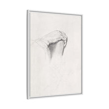 La mano de Poussin, según Ingres (ca. 1875-1877) de Georges Seurat