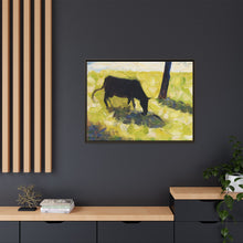 Black Cow in a Meadow (ca. 1881) by Georges Seurat