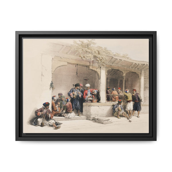 The coffee shop illustration by David Roberts (1796–1864) - NOMADEN ART GALLERY